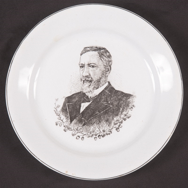 James Blaine Royal Ironstone Plate