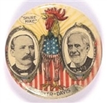 Parker, Davis Shure Mike Rooster Pin