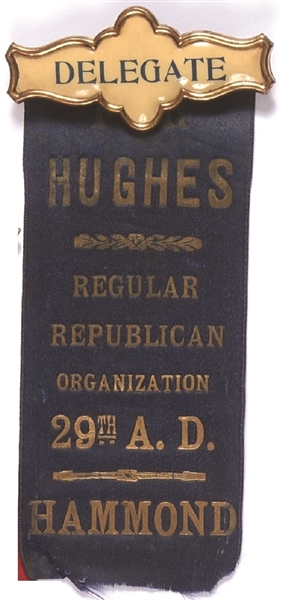 Hammond Delegate for Hughes Ribbon