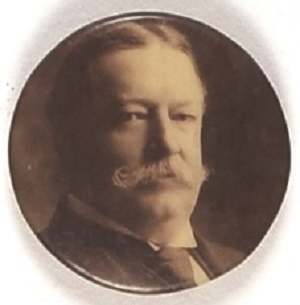 William Howard Taft Sepia Pin