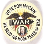 McCain 100 More Years of War