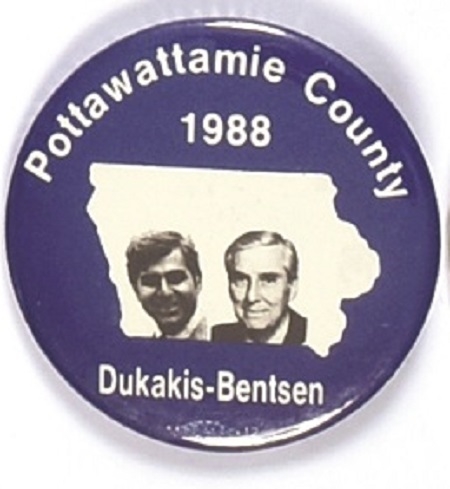 Dukakis, Bentsen Pottawattamie Co,. Iowa