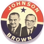 Johnson Proposed Running Mate Jugate: Brown