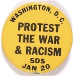 SDS Protest the War and Racism