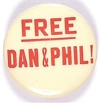Free Dan and Phil Berrigan Red Letters Version