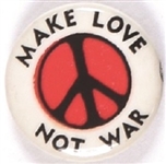 Make Love Not War Peace Sign