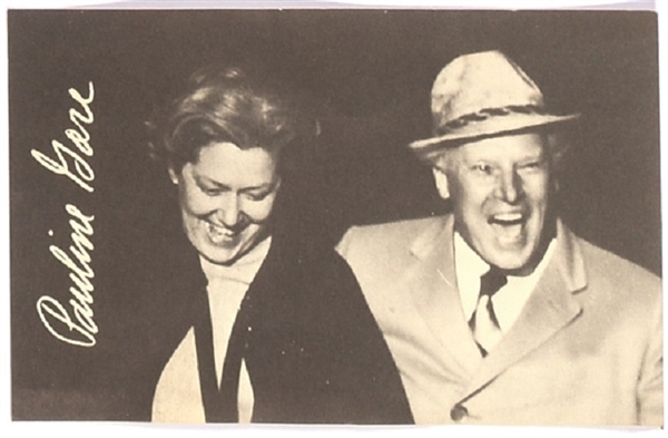 Al and Pauline Gore Postcard