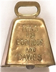 Coolidge and Dawes Brass Bell