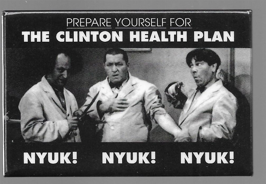 Three Stooges Clinton Health Plan 