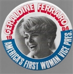 Ferraro First Woman Vice President 