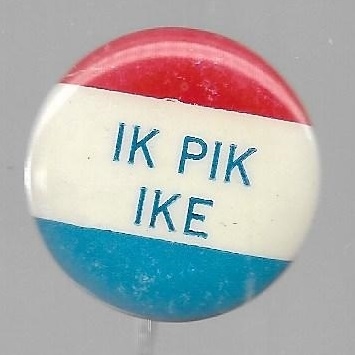 Ik Pik Ike Dutch Language Pin 