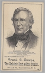 Zachary Taylor Reliable Boot Trade Card 