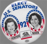 Feinstein and Boxer Elect US Senators 