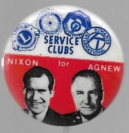 Service Clubs for Nixon, Agnew 