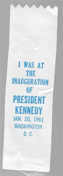 JFK Inaugural Ribbon 