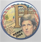 Kerry Patriotism and Prosperity 