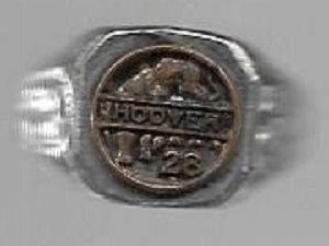 Hoover 1928 Campaign Ring 