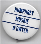 Humphrey, Muskie, O’Dwyer New York Coattail
