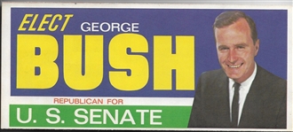 Elect George Bush US Senate Texas Mailer