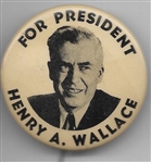 Henry Wallace for President Larger Celluloid