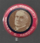 Harding Red Border Celluloid 