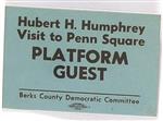 Humphrey Platform Guest Badge