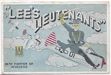 Lees Lieutenants World War II Postcard 