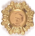 Samuel Tilden Rare Brass Shell Pin