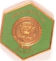 Carter Presidential Guest Green Pin