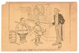Uncle Sam, Taft and Roosevelt Postcard