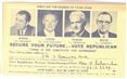Nixon Indiana Coattail Postcard