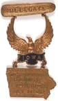 Iowa 1912 GOP State Convention Delegate Badge