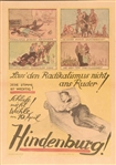 Hindenburg German Campaign Poster