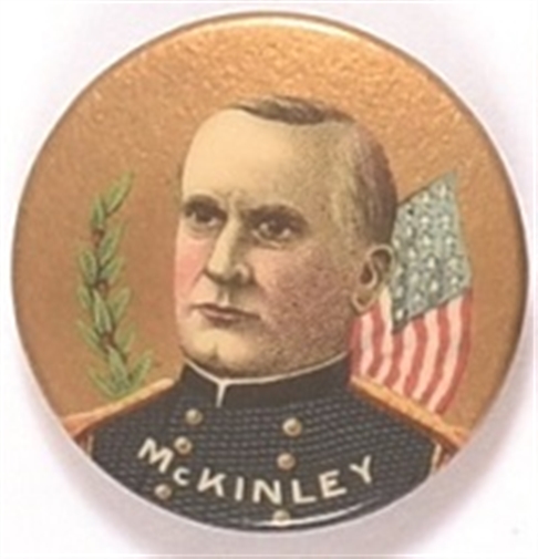 McKinley in Uniform Rare Celluloid