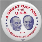 LBJ, HHH Great Day in the USA 