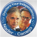 Nader, Camejo Declare Your Independence