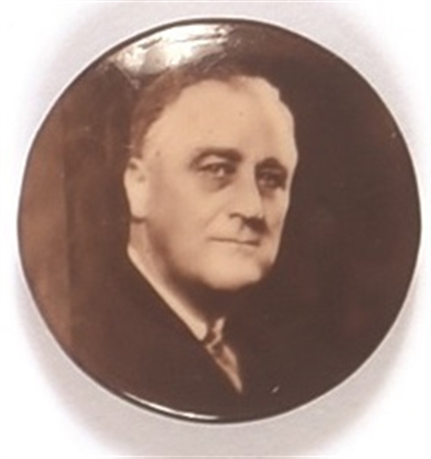 Franklin Roosevelt 7/8 Inch Sepia Cell