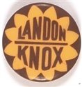 Alf Landon Different Sunflower Design