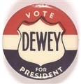 Tom Dewey for President Shield Pin