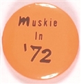 Muskie in 72 Orange Celluloid