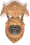 Taft 1908 Convention Alternate Delegate Badge