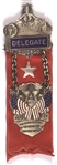 FDR delegate 1940 Convention Badge