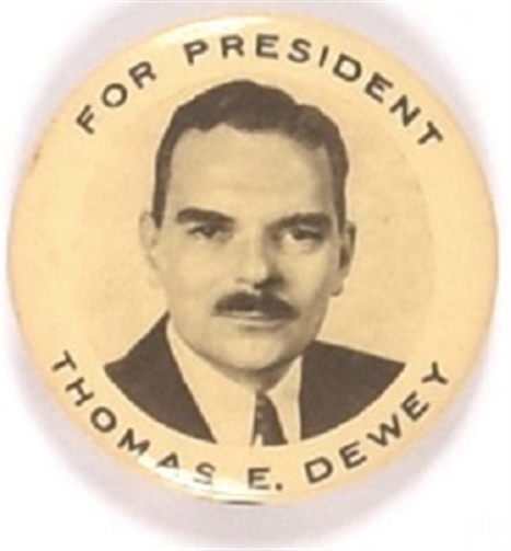 Dewey for President Picture Pin