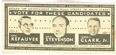 Stevenson Pennsylvania Coattail Dollar Bill