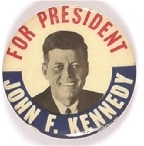 Kennedy for President Classic 1960s Design Pin