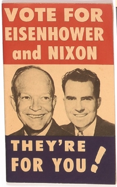 Vote Eisenhower and Nixon Pennsylvania Booklet