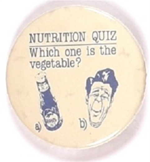 Reagan Nutrition Quiz