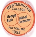 Bush, Gorbachev Westminster Meeting Pin