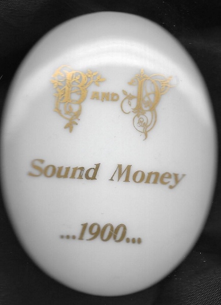 McKinley Sound Money Porcelain Shield