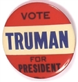 Vote Truman for President RWB Celluloid